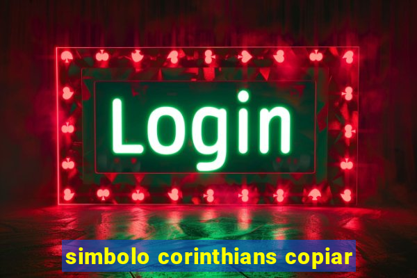 simbolo corinthians copiar